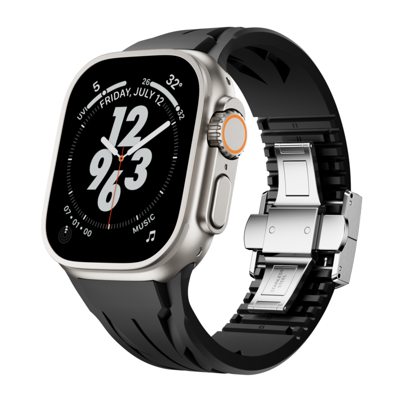 ApexWear FKM řemínek pro chytré hodinky kompatibilní s Apple Watch