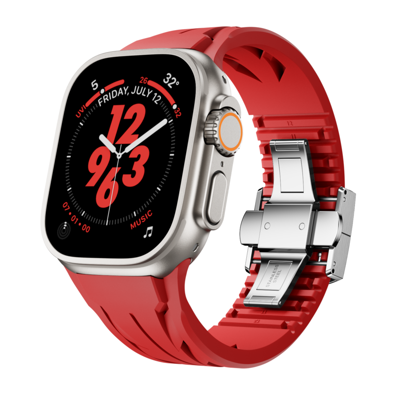 ApexWear FKM řemínek pro chytré hodinky kompatibilní s Apple Watch