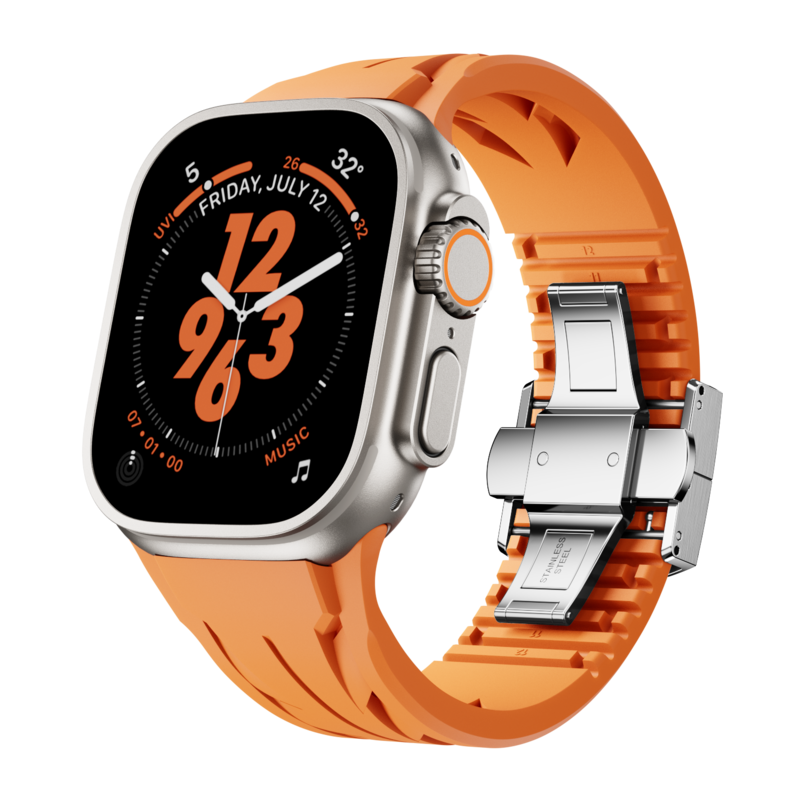 ApexWear FKM řemínek pro chytré hodinky kompatibilní s Apple Watch