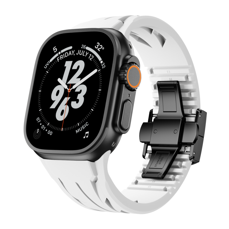 ApexWear FKM řemínek pro chytré hodinky kompatibilní s Apple Watch