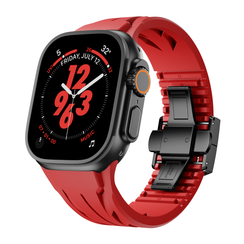 ApexWear FKM řemínek pro chytré hodinky kompatibilní s Apple Watch