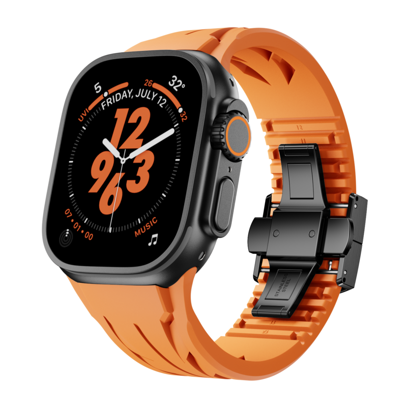 ApexWear FKM řemínek pro chytré hodinky kompatibilní s Apple Watch