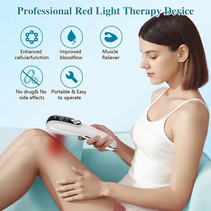 Upgraded Two-In-One Cold Laser Therapy Device For Home Use