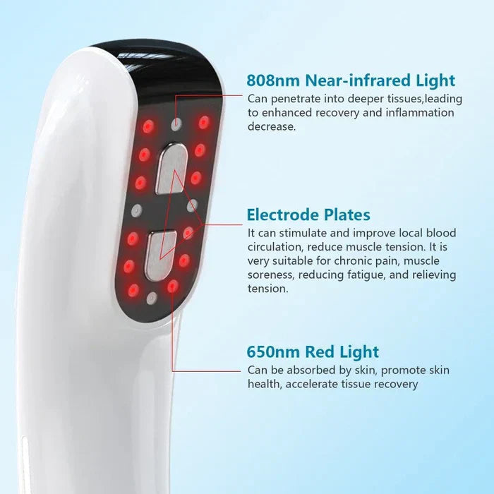 Upgraded Two-In-One Cold Laser Therapy Device For Home Use