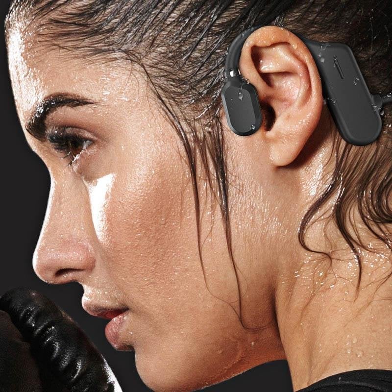 AuralWave Bluetooth trådløse hodetelefoner med benledning