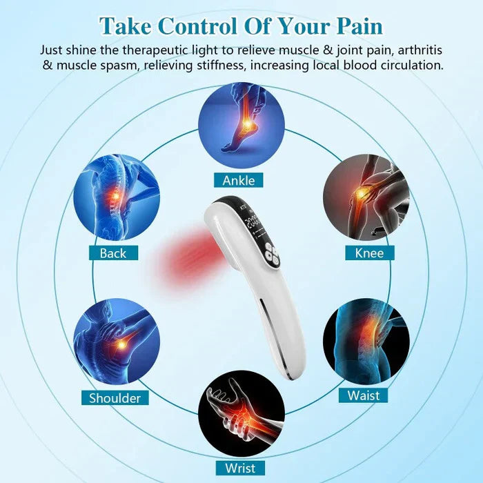 Upgraded Two-In-One Cold Laser Therapy Device For Home Use