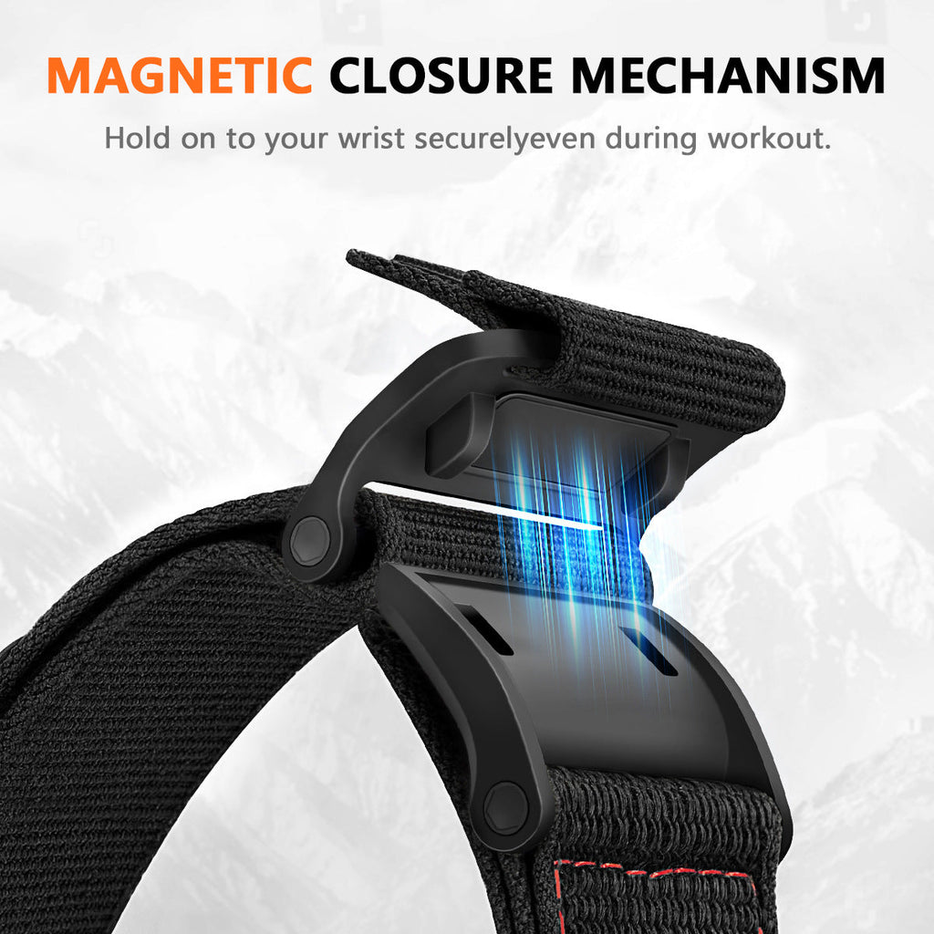 Ekstrem nylon magnetisk rem til Apple Watch