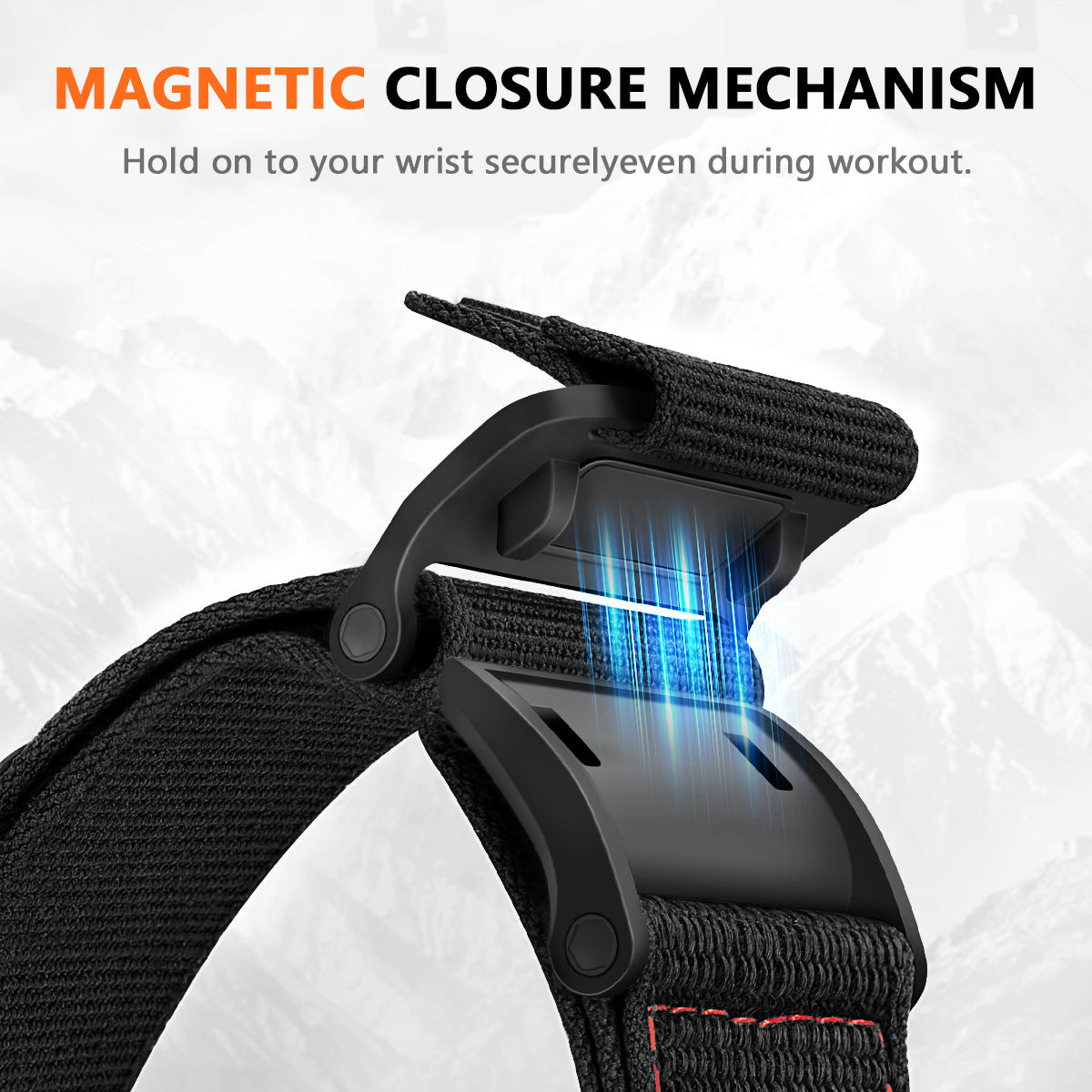 Ekstrem nylon magnetisk rem til Apple Watch