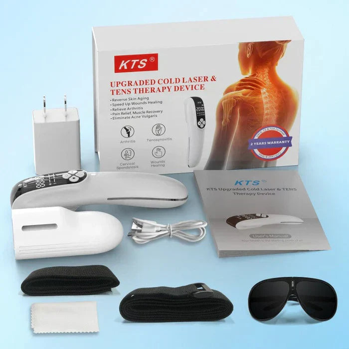 Upgraded Two-In-One Cold Laser Therapy Device For Home Use