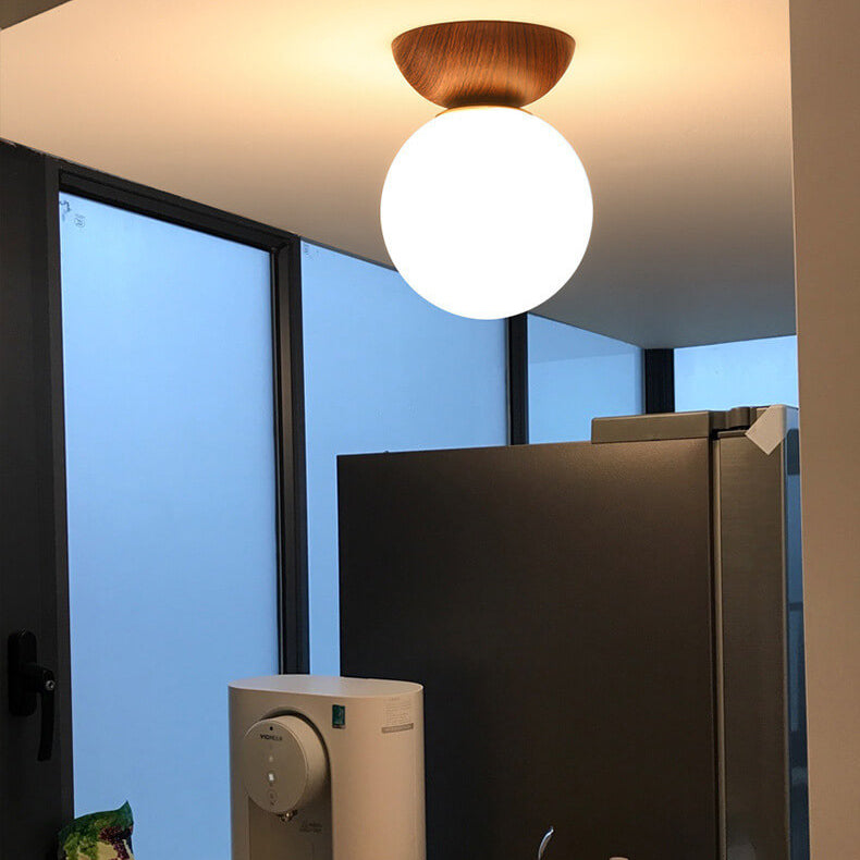 Japanese Aesthetic Ceiling Lamp With Ambient Lighting