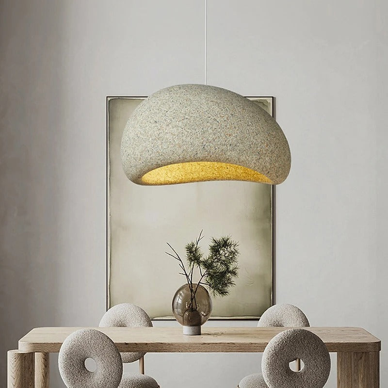 Sand Wabi Sabi Pendelleuchte mit einstellbarer Farbtemperatur
