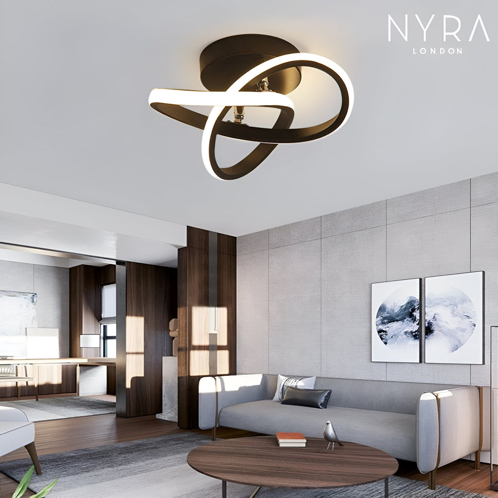 LyraNova Kid Friendly Wall Lamps With Remote And Tricolor Shades