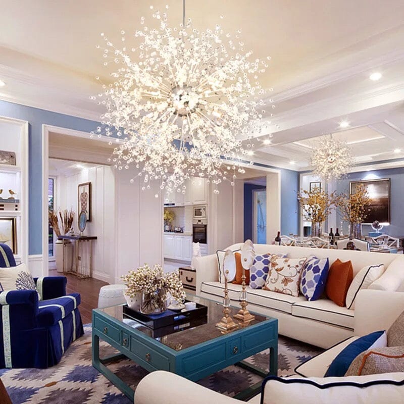Závěsná lampa AstraLume Dandelion Crystal s nastavitelnou výškou