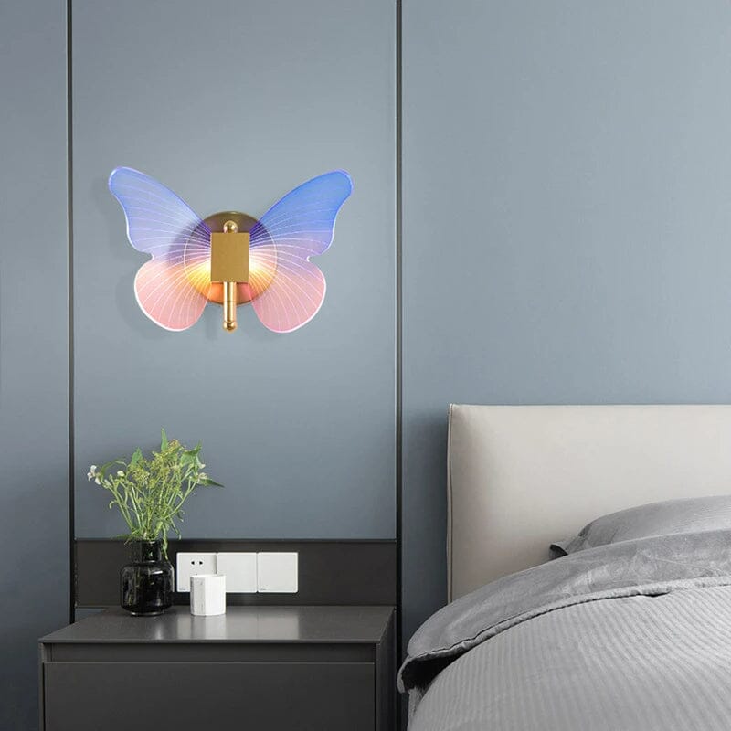 LumiWings Butterfly LED Wall Light With Easy Install