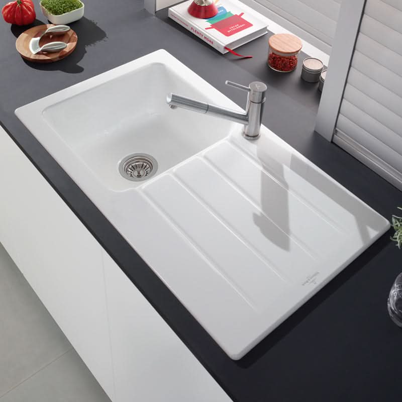 Nexa 50 Ceramic Washbasin, Robust and Elegant in Chromite for Every Bathroom