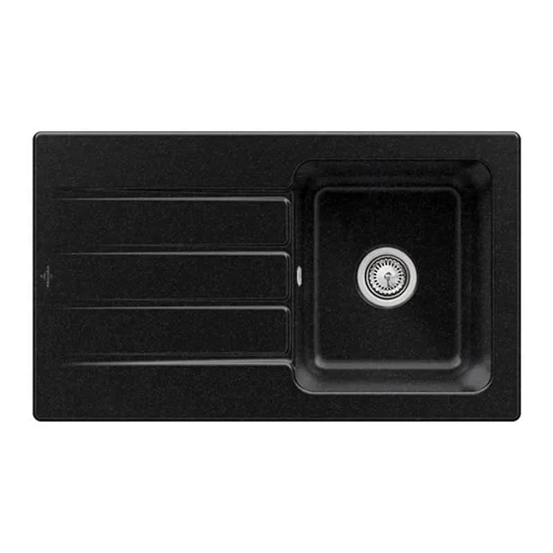 Nexa 50 Ceramic Washbasin, Robust and Elegant in Chromite for Every Bathroom