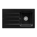 Nexa 50 Ceramic Washbasin, Robust and Elegant in Chromite for Every Bathroom