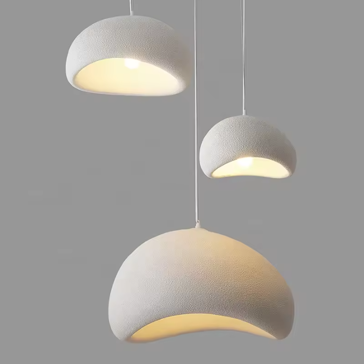 LumaJade Trio Hanging Light Sky Inspired Pendant Set