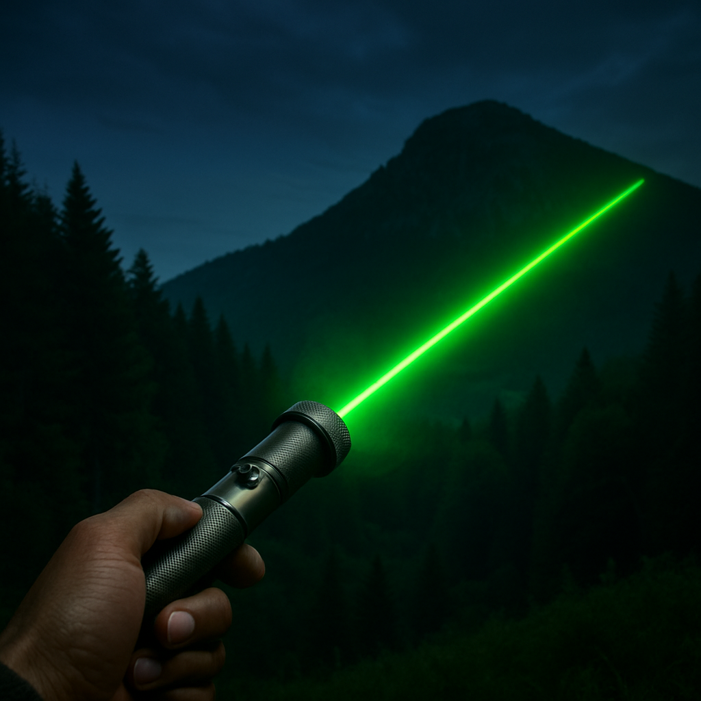 Mocna latarka wskaźnik laserowy dalekiego zasięgu Edycja Pro