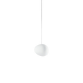 Lampa wisząca Caelia ze szkła dmuchanego ręcznie o organicznych, poetyckich kształtach