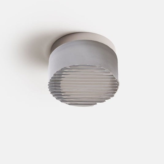 Lampada da parete LED rotonda moderna con diffusore in vetro satinato per uso interno ed esterno