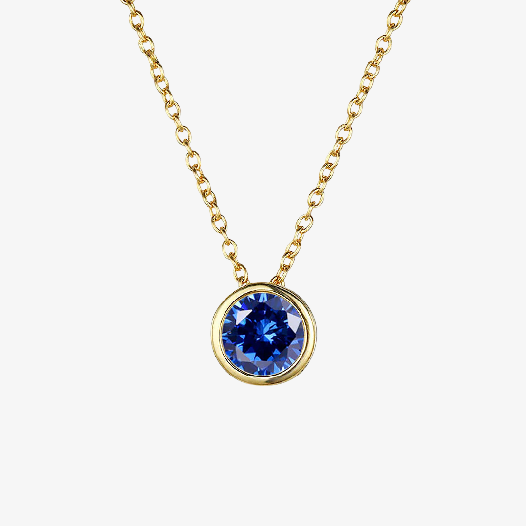 Collana Luna con Pietra di Nascita