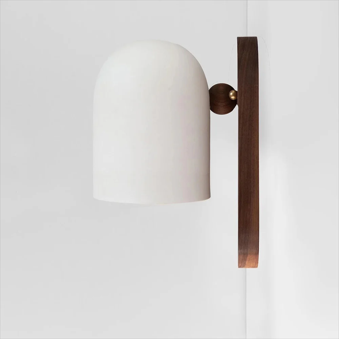 Lorentis Vintage Wall Lamp in Iron and Solid Wood for Bedroom and Living Room