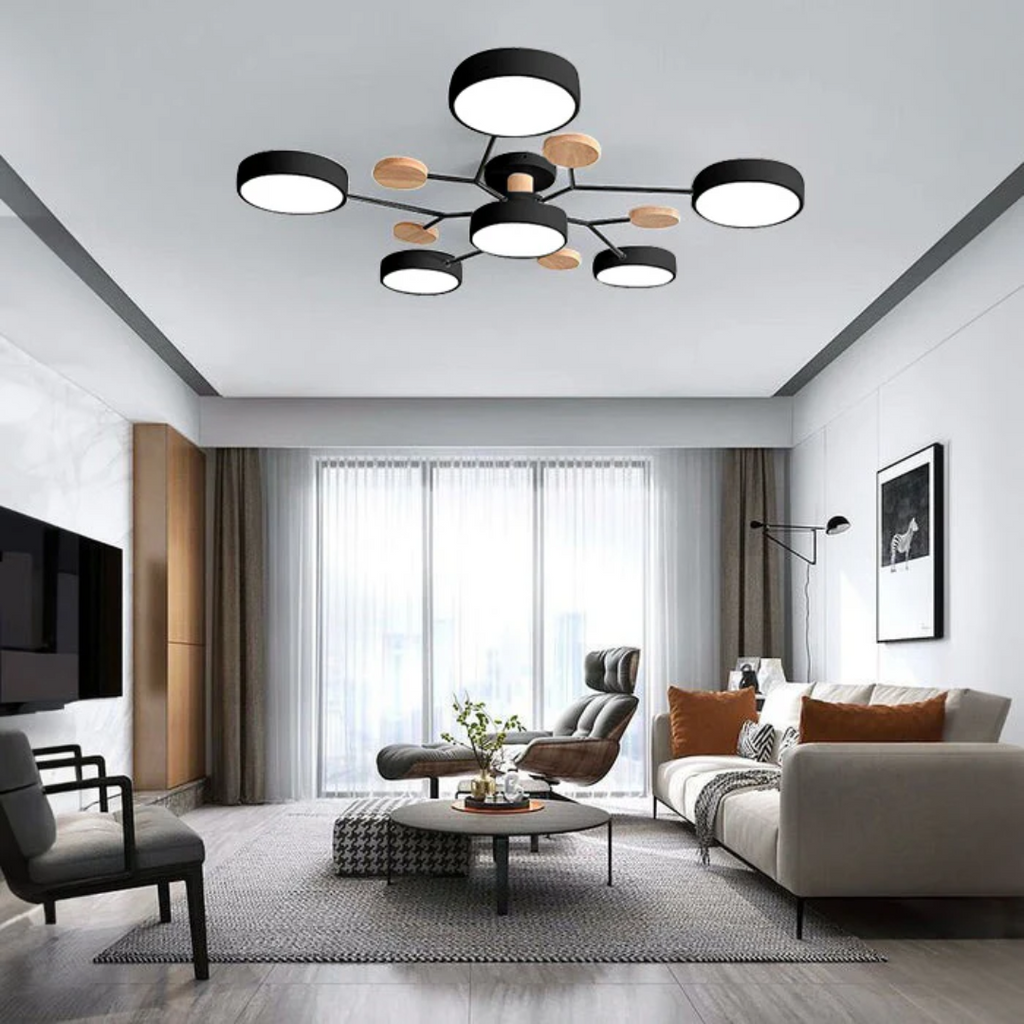 Aurel | Moderní kulaté LED stropní svítidlo do obývacího pokoje