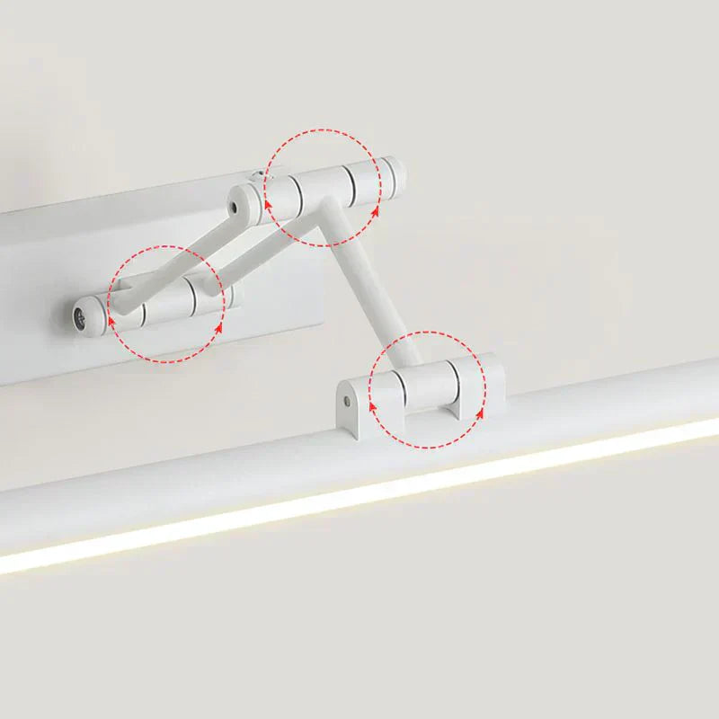 NyraLoft Minimalistische LED-Metall-Wandleuchte Schwarz und Weiß