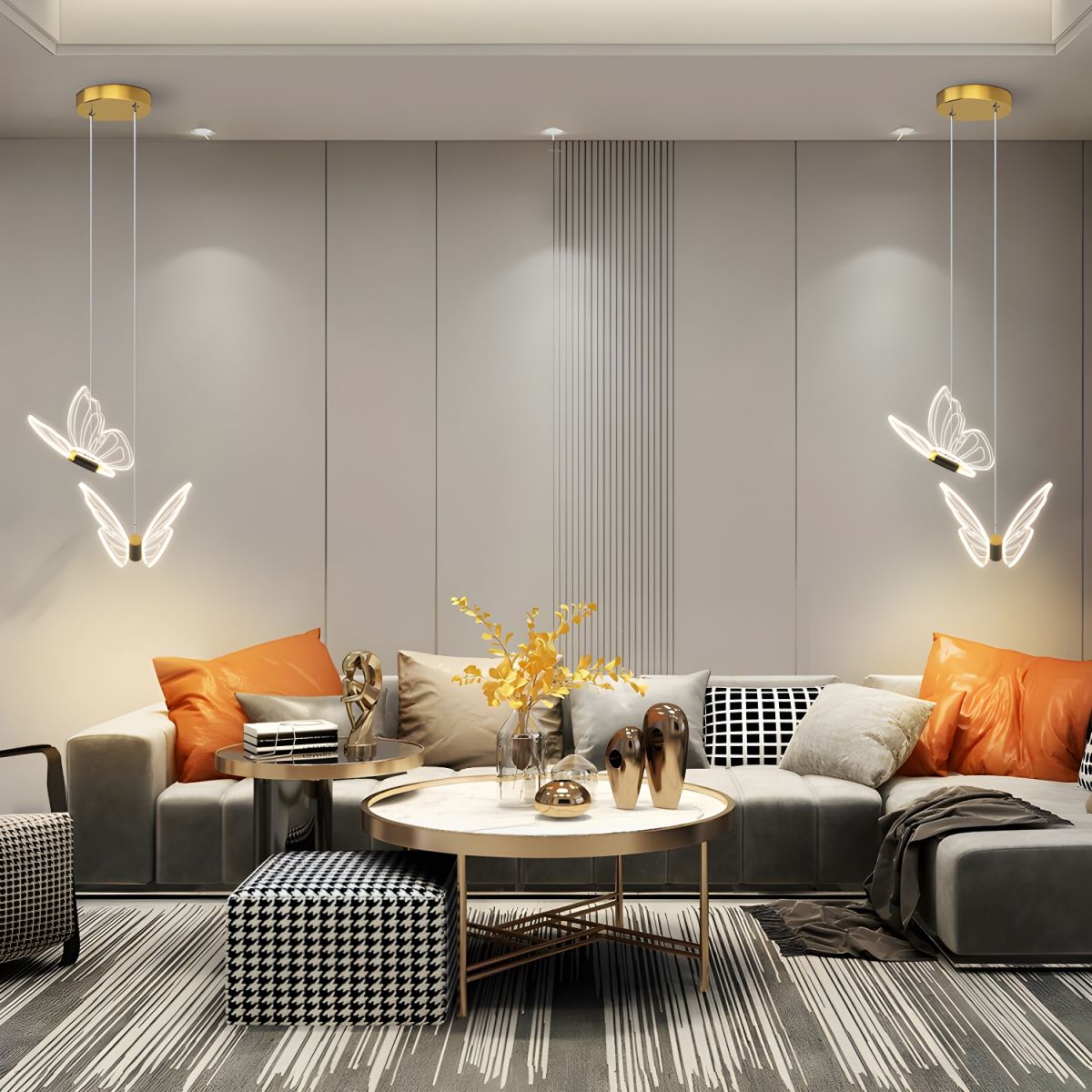 Lampa wisząca Astraea Butterfly do salonu i pokoju dziecięcego