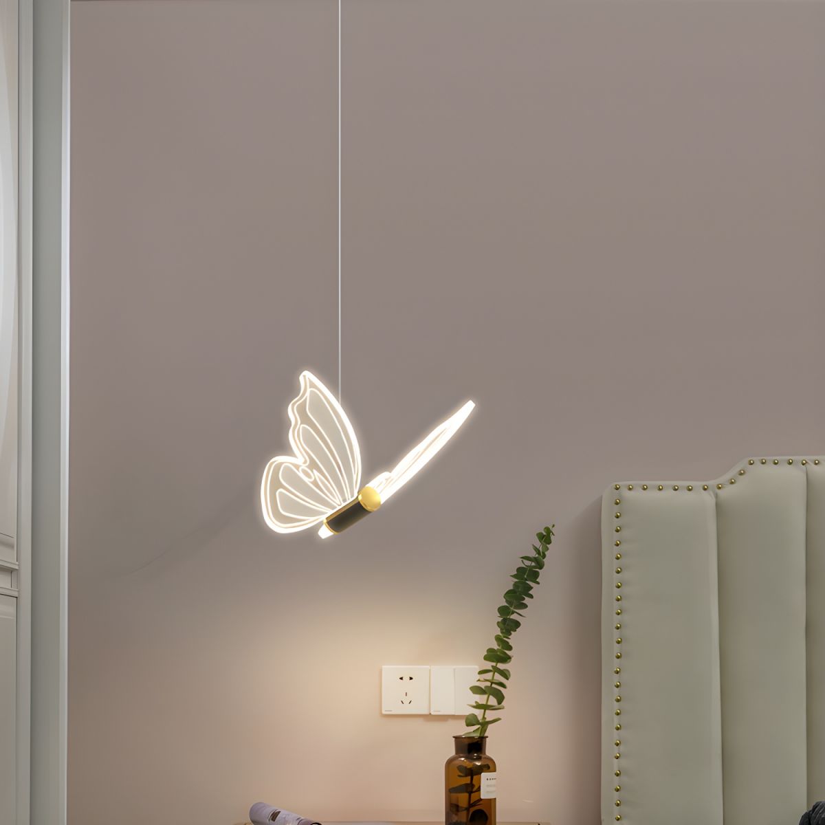 Lampa wisząca Astraea Butterfly do salonu i pokoju dziecięcego
