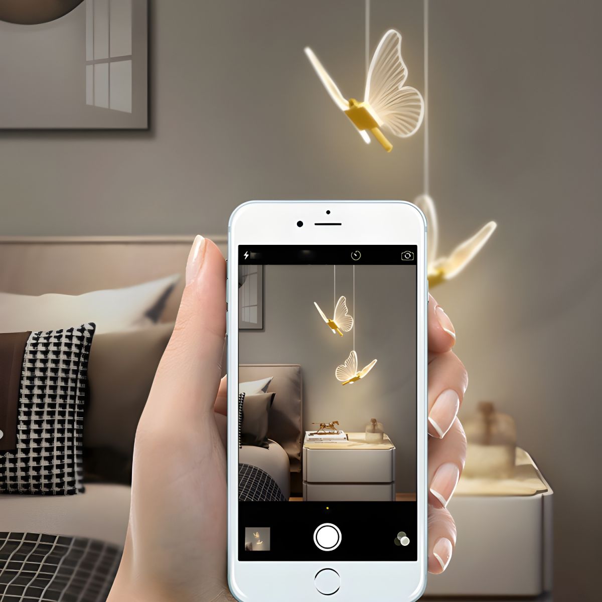 Lampa wisząca Astraea Butterfly do salonu i pokoju dziecięcego