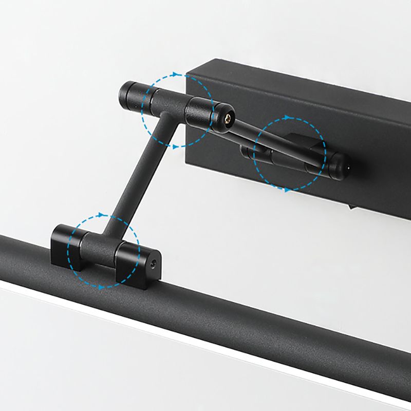 NyraLoft Minimalistische LED-Metall-Wandleuchte Schwarz und Weiß