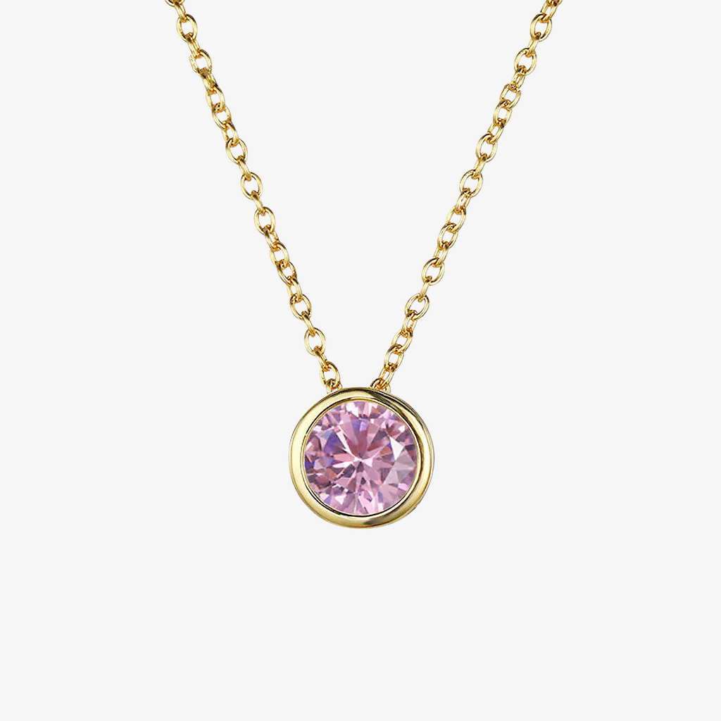 Collana Luna con Pietra di Nascita