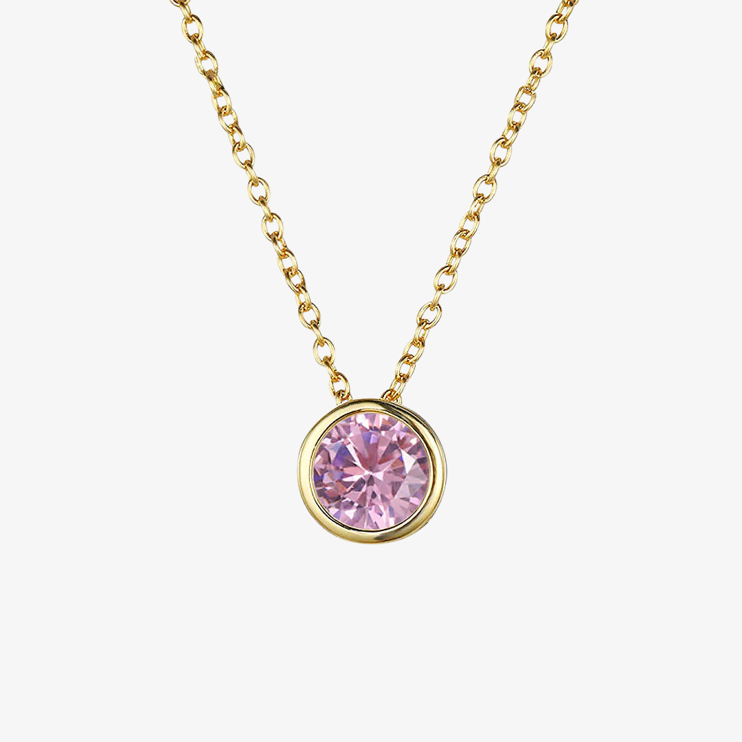 Collana Luna con Pietra di Nascita