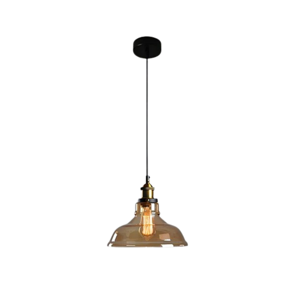 Vellora Vintage Glass Pendant Light for Dining Rooms and Living Spaces