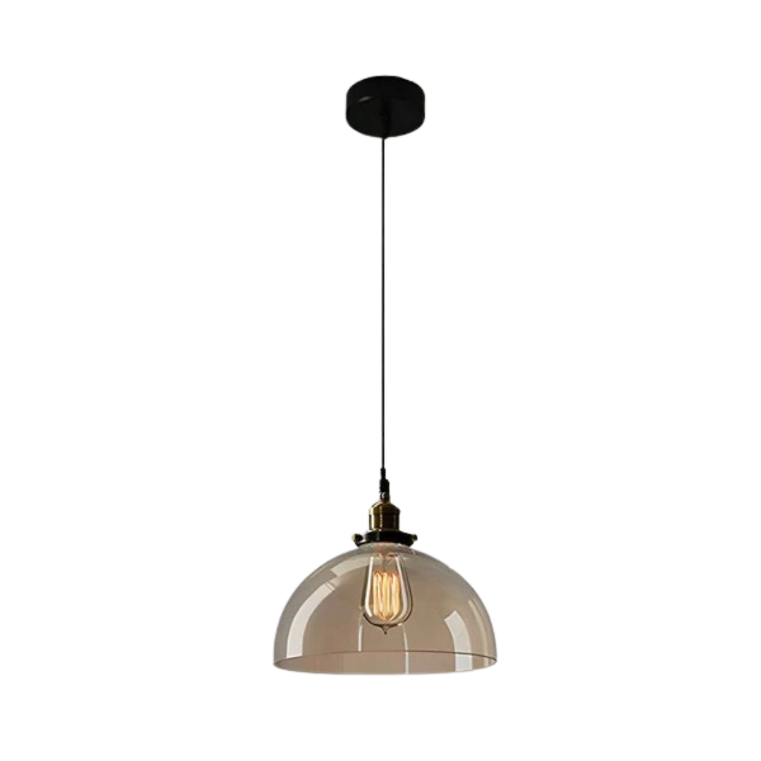 Vellora Vintage Glass Pendant Light for Dining Rooms and Living Spaces