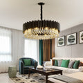 Lyfera Crystal Lustr Luxusní Moderní Osvětlení Výrazný Prvek
