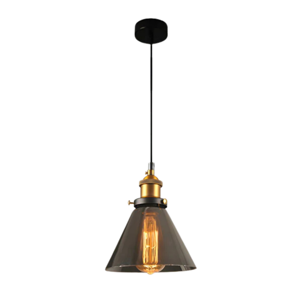 Vellora Vintage Glass Pendant Light for Dining Rooms and Living Spaces