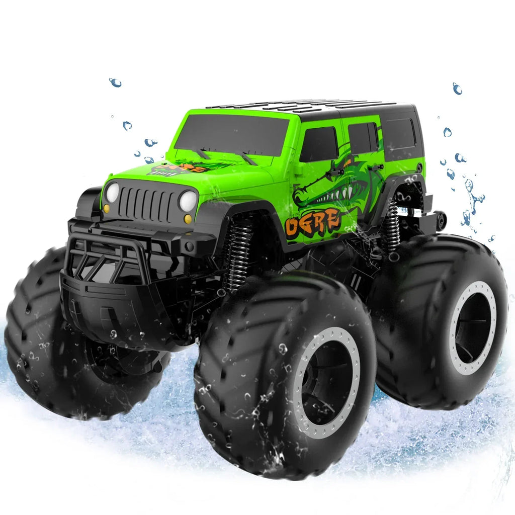 AquaRover Amfibické RC auto 4WD pro všechny terény, vodní i pozemní kaskadérské akce