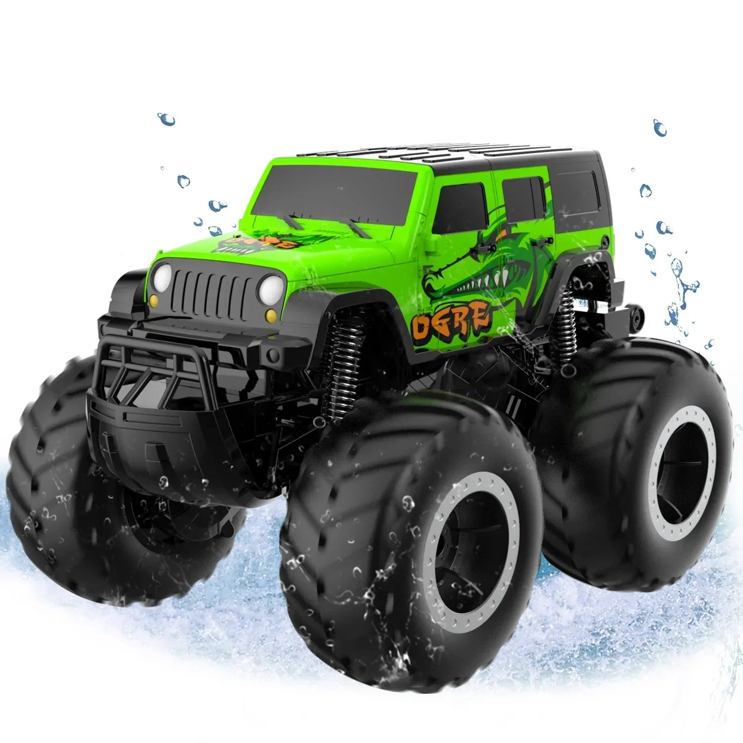 AquaRover Amfibické RC auto 4WD pro všechny terény, vodní i pozemní kaskadérské akce