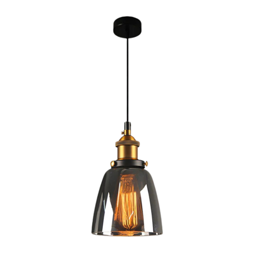 Vellora Vintage Glass Pendant Light for Dining Rooms and Living Spaces
