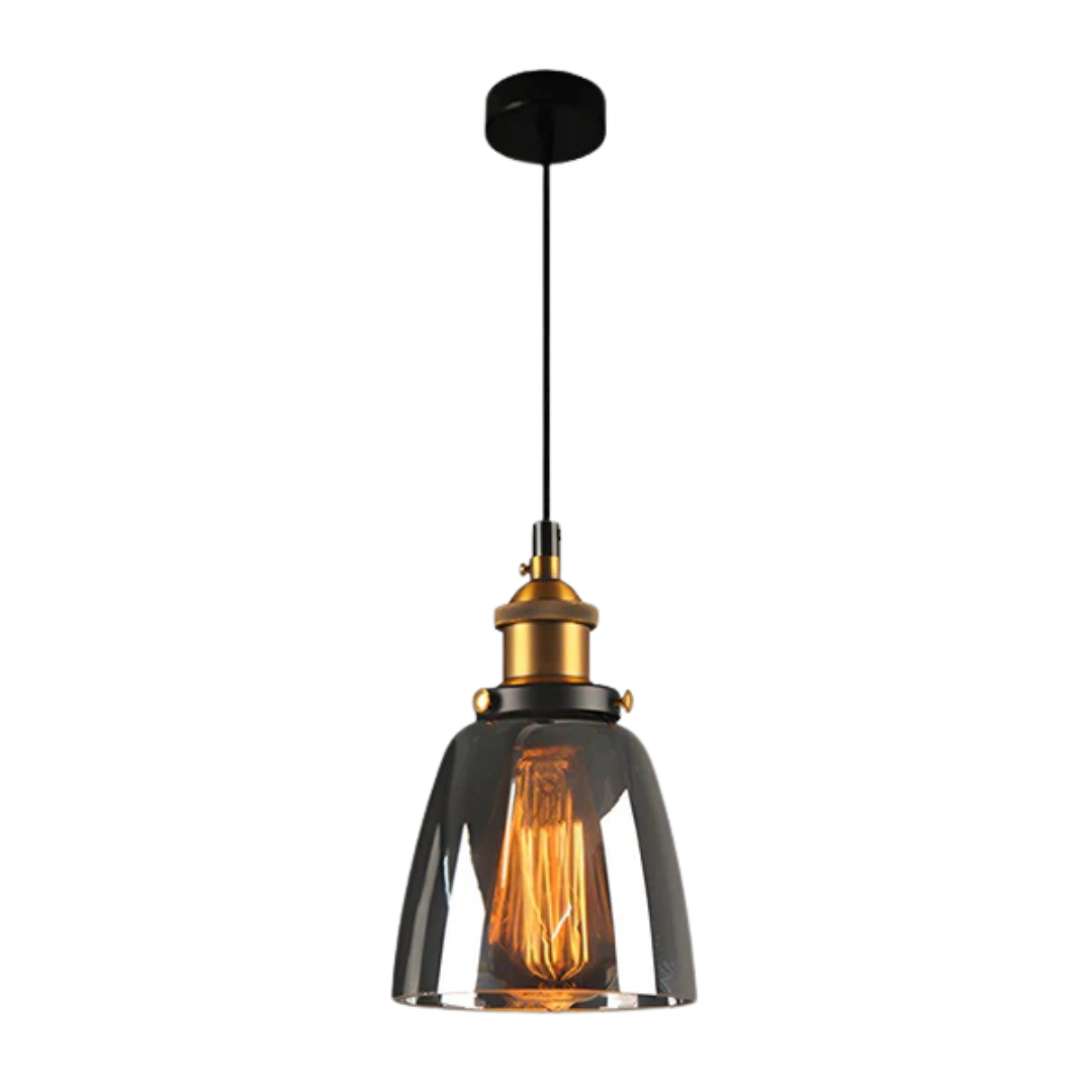 Vellora Vintage Glass Pendant Light for Dining Rooms and Living Spaces