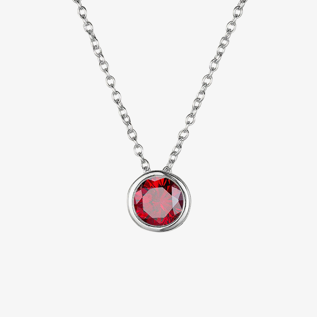 Collana Luna con Pietra di Nascita