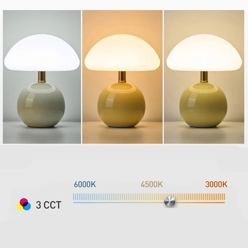 AureaNova Glow Bedside Lamp | Modern Warm Ambient Light