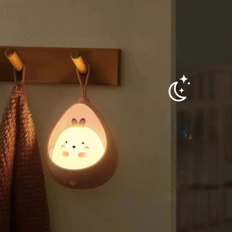 WhiskerGlow Kitty Night Light for Nursery and Kids Room