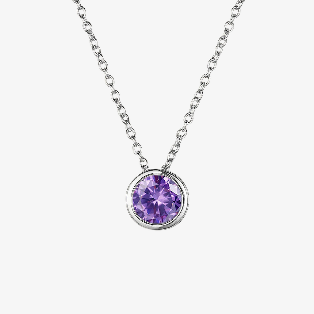 Collana Luna con Pietra di Nascita