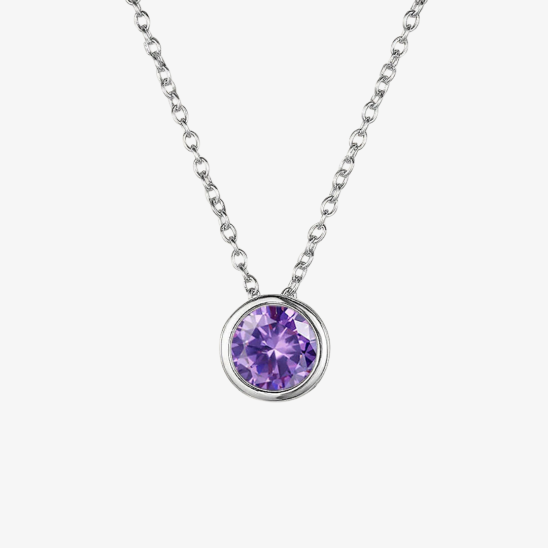 Collana Luna con Pietra di Nascita