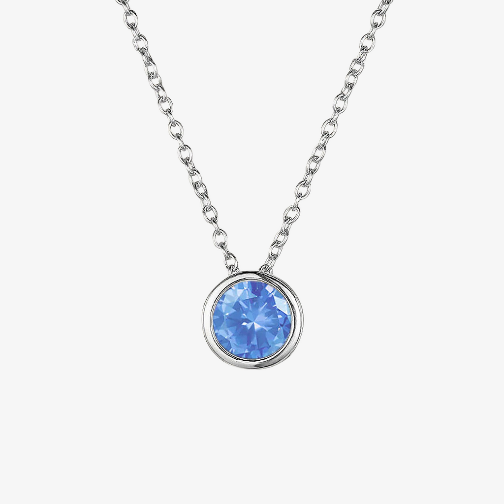 Collana Luna con Pietra di Nascita