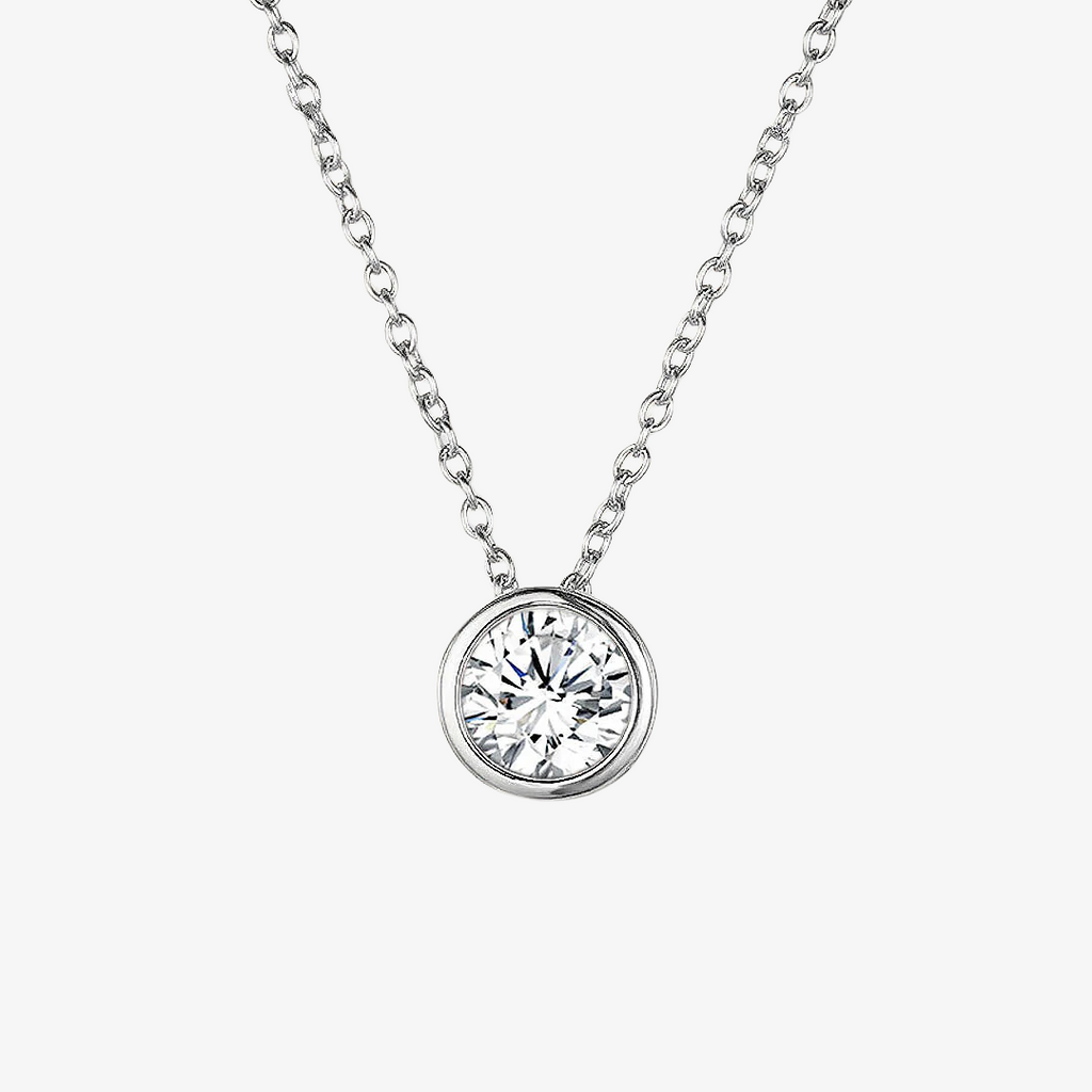 Collana Luna con Pietra di Nascita